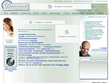 Tablet Screenshot of denta-beaute.at